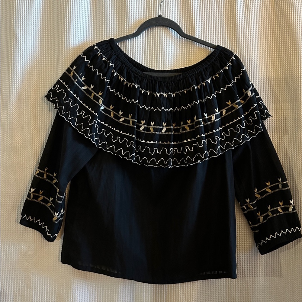 Reba Blouse - Peasant, On or Off shoulder